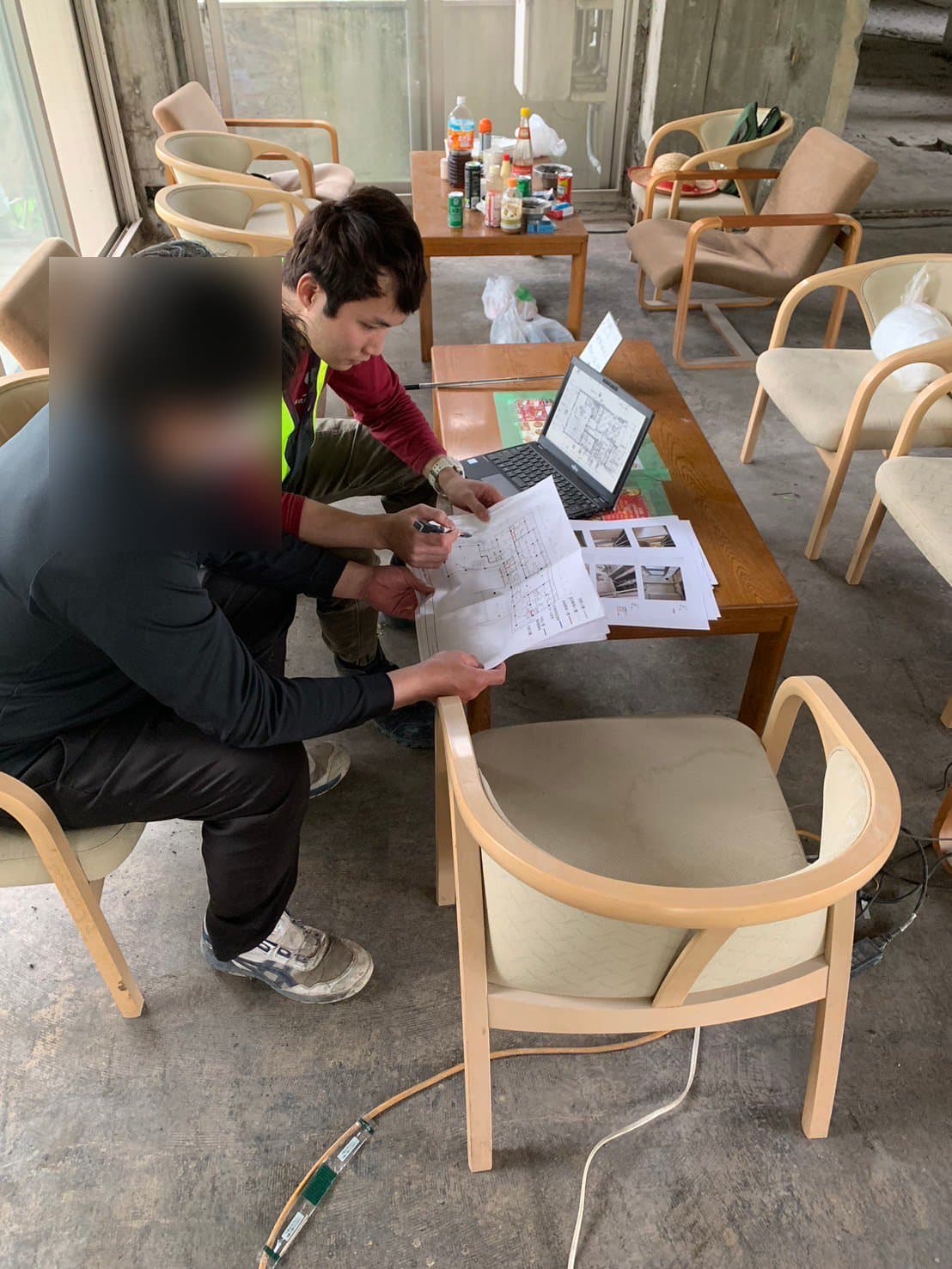 図面に基づく作業指示