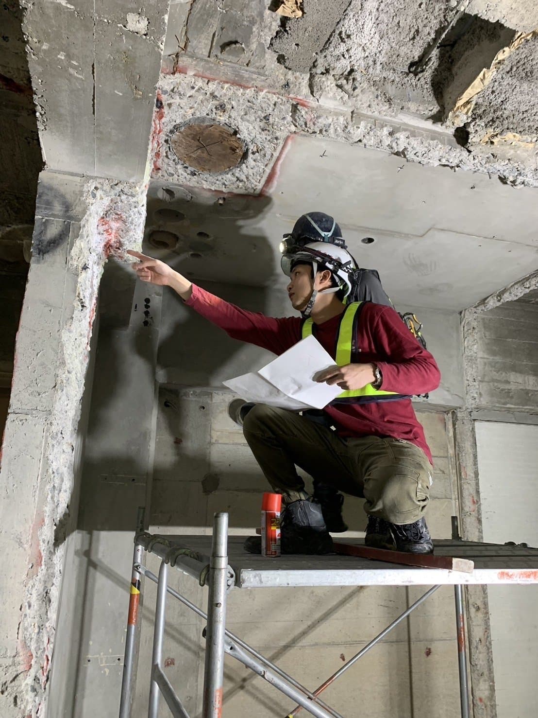 現場での作業・確認