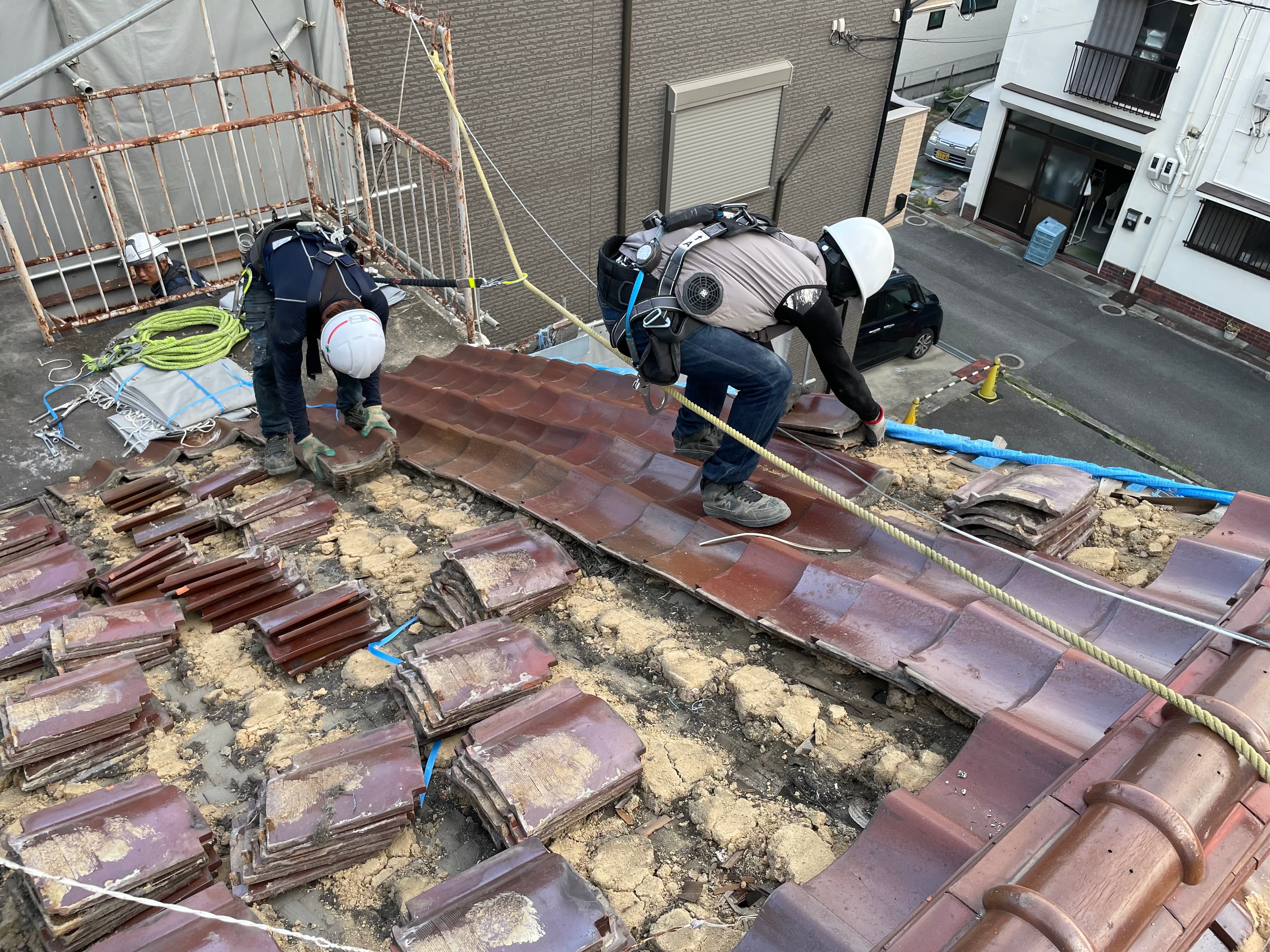 足場・屋根