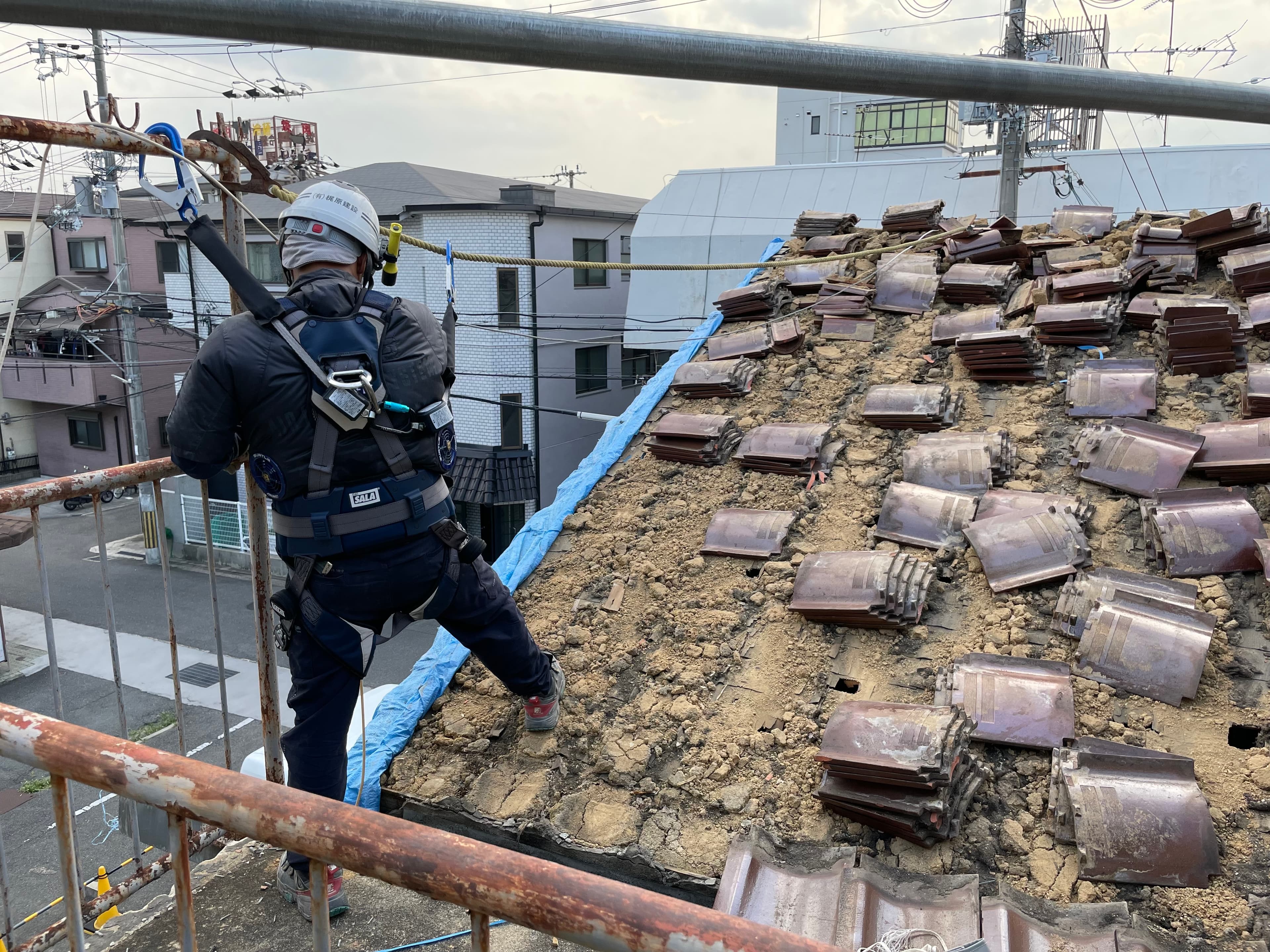 足場・屋根